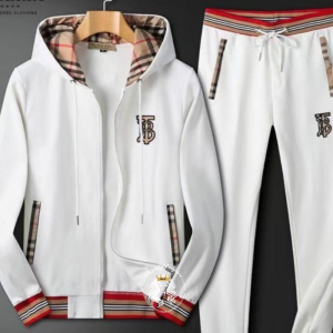 Burburry Tracksuit Set - White
